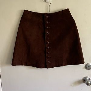 Vintage 1990s sued miniskirt sz 4